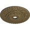 Ekena Millwork Vaduz Ceiling Medallion (Canopies up to 3 1/2"), 23 1/2"OD x 3 1/2"ID x 2 1/8"P, Mississippi Mud CM23VAMMF - alternate 3